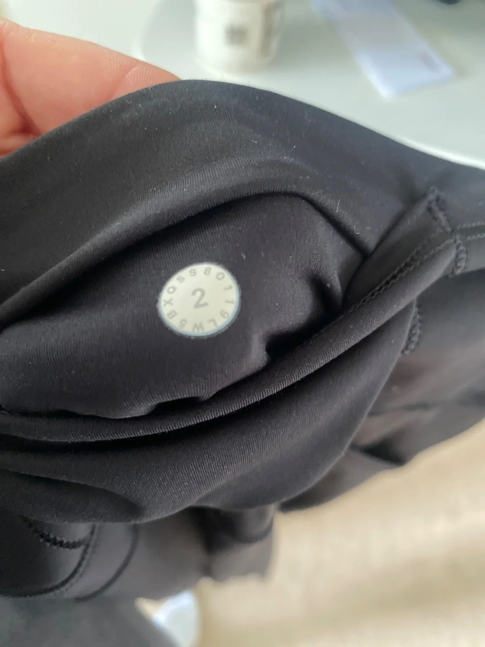 Lululemon Fast & Free 7/8 Tight black Non-Reflective Nulux 25 Size 2 leggings - Picture 9 of 9
